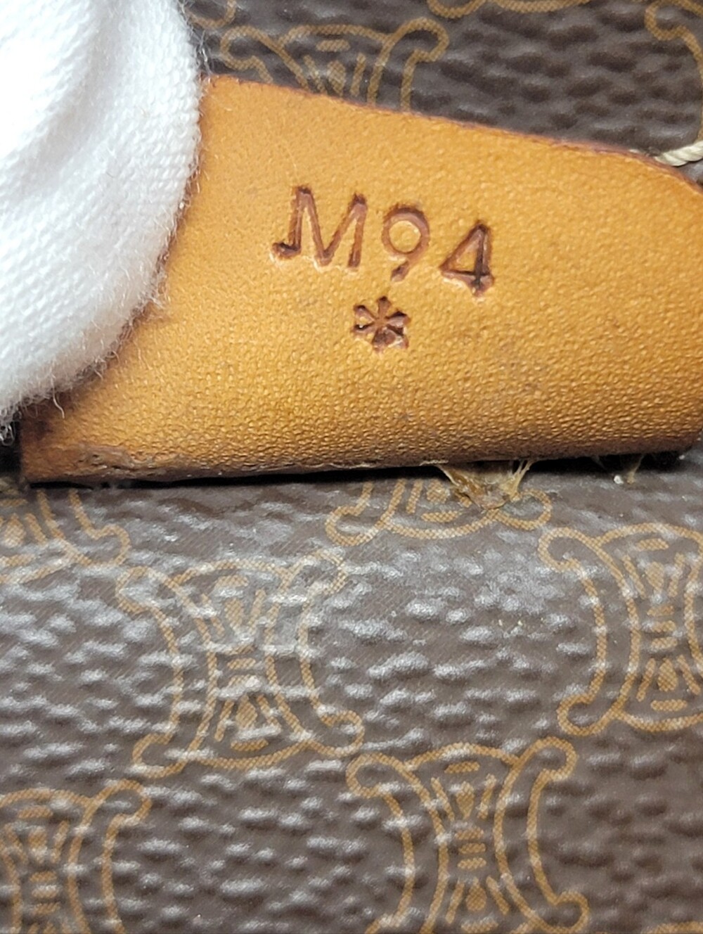 CELINE Vintage Macadam Leather Tote Bag - Picture 3 of 8